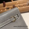 Hermes Kelly danse Lizard 8F /Etain Gold Hardware