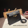 Hermes Kelly danse Evercolor 89 /Black Gold Hardware