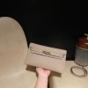 81/Gris Tourterelle  kellyelan-006 Full Handmade HERMES Kelly Elan  