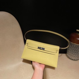 1Z/Jaune Poussin   kellyelan-007 Full Handmade HERMES Kelly Elan  