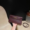 0G/Rouge Sellier  kellyelan-010 Full Handmade HERMES Kelly Elan  
