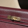 0G/Rouge Sellier  kellyelan-010 Full Handmade HERMES Kelly Elan  