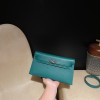  HERMES Kelly Elan  ChevreU4/Vert Vertigo  Full Handmadeい