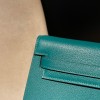  HERMES Kelly Elan  ChevreU4/Vert Vertigo  Full Handmadeい