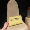 1Z/Jaune Poussin   Chevre HERMES Kelly Elan 