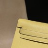 1Z/Jaune Poussin   Chevre HERMES Kelly Elan 