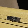 1Z/Jaune Poussin   Chevre HERMES Kelly Elan 