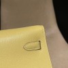 1Z/Jaune Poussin   Chevre HERMES Kelly Elan 