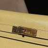 1Z/Jaune Poussin   Chevre HERMES Kelly Elan 