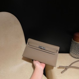 18/Étoupe Grey (Étoupe)    Madame  HERMES Kelly Elan 