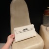 10/Craie Full Handmade HERMES Kelly Elan  Chevre   