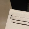  HERMES Kelly Elan  Chevre 10/Craie  kellyelan-025 Full Handmade