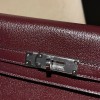 Chevre 0G/Rouge Sellier    HERMES Kelly Elan 