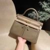 swift 18/Étoupe Grey Full Handmade エルメス Kelly Lakis32 Hermes 