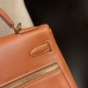2WAY swift 37 /Gold  Full Handmade エルメス Kelly Lakis32 Hermes 