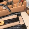 kelly20 Mini Kelly New stock 89 /Black (Noir) Gold Hardware Full Handmade kellymini-005