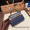 Hermes kelly20 epsom19cm 37 /Gold& S2/ Trench Silver Hardware  Full Handmade kellymini-069