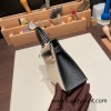 kelly20 epsom 73 /Blue Saphir & 71 /Blue France& 89/ Black Silver Hardware Full Handmade kellymini-070