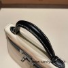 kelly20 epsom 73 /Blue Saphir & 71 /Blue France& 89/ Black Silver Hardware Full Handmade kellymini-070