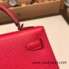 Hermes kelly20 epsom19cm 10 /Craie & 8F/Etain Gold Hardware  Full Handmade kellymini-083