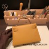 Hermes kelly20 epsom19cm 89/ Black (Noir) Silver Hardware  Full Handmade kellymini-093