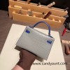 Hermes kelly20 Alligateor 2H/Kraft Gold Hardware Full Handmade kellymini-100