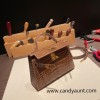 Hermes kelly20 Alligateor 89 /Black (Noir) Gold Hardware Full Handmade kellymini-103