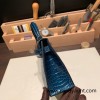 Hermes kelly20 Alligateor crocodile 89 /Black (Noir) Gold Hardware Full Handmade kellymini-105