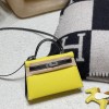  Silver Hardware  9R /Lime& 89 /Black (Noir)  Epsom   Full Handmade   Kelly mini 