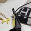  Silver Hardware  9R /Lime& 89 /Black (Noir)  Epsom   Full Handmade   Kelly mini 