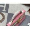 Gold Hardware1Q/ Rose Confetti  & 10 /Craie   Epsom   Full Handmade   Kelly mini 