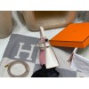 Gold Hardware1Q/ Rose Confetti  & 10 /Craie   Epsom   Full Handmade   Kelly mini 