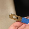Gold Hardware 7Q/ Mykonos Epsom   Full Handmade   Kelly mini   