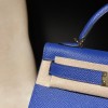 Gold Hardware7T/ Blue Electric  Epsom   Full Handmade   Kelly mini 