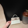Silver Hardware   0S vertdeau  Epsom   Full Handmade   Kelly mini  
