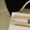Silver Hardware   9W /Crocus Epsom   Full Handmade   Kelly mini  