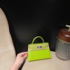 Silver Hardware    K6 Granny Epsom   Full Handmade   Kelly mini  