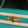 Gold HardwareU4 Vert Vertigo   Epsom   Full Handmade   Kelly mini   