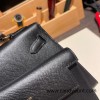 89/Black (Noir)   Gold Hardware  Double-Sided Kelly Irregular Design Veau Epson