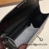 89/Black (Noir)  Silver Hardware  Double-Sided Kelly Irregular Design Veau Epson