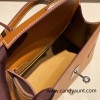 Gold  Silver Hardware  Double-Sided Kelly Irregular Design Veau Epson