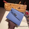 7E/Blue Brighton   Silver Hardware Double-Sided Kelly Irregular Design Veau Epson