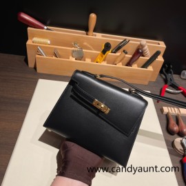 89/Black (Noir)   Gold Hardware  Double-Sided Kelly Irregular Design Veau EpsonEpson 