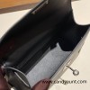89/Black (Noir)  Silver Hardware  Double-Sided Kelly Irregular Design Veau Epson Epson