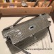 Hermes Kelly pochette Alligateor 81 /Gris Tourterelle Silver Hardware Pochette--001 Hermes Kelly pochette Alligateor 81 /Gris Tourterelle Silver Hardware Pochette--001