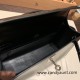 Hermes Kelly pochette box 89/ Black (Noir) Silver Hardware Pochette--007