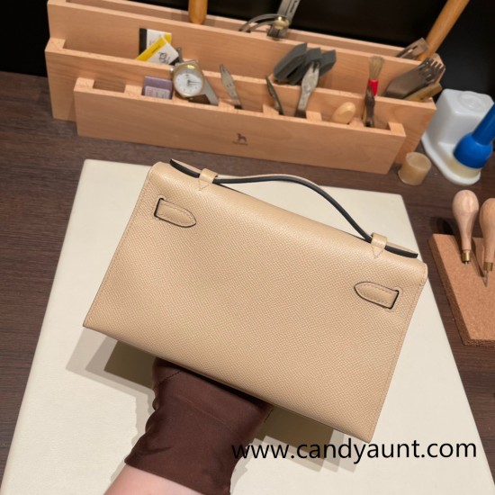 Hermes Kelly pochette epsom S2/Trench Gold Hardware Pochette--008 Hermes Kelly pochette epsom S2/Trench Gold Hardware Pochette--008