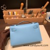  7N /Celeste Gold Hardware kelly pochette  Epsom 