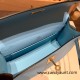 Hermes Kelly pochette epsom 7N /Celeste Gold Hardware Pochette--012 Hermes Kelly pochette epsom 7N /Celeste Gold Hardware Pochette--012