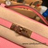  1Q/Rose Confetti   kelly pochette  Epsom 